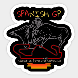 Spanish Grand Prix, Formula 1, Barcelona, Catalunya Sticker